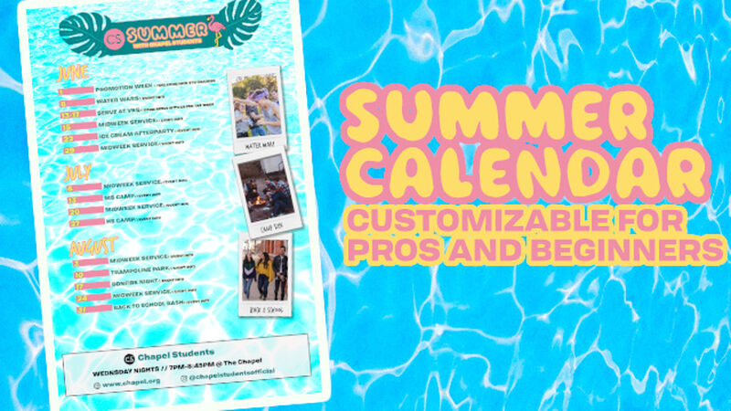 Summer Calendar 2022